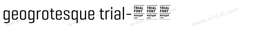 geogrotesque trial字体转换